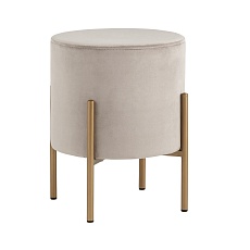Пуф Stool Group Кейси велюр светло-серый vd-keysi-b25