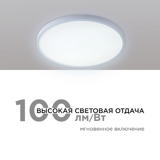 Настенно-потолочный светодиодный светильник Apeyron Spin 18-126 Фото № 3