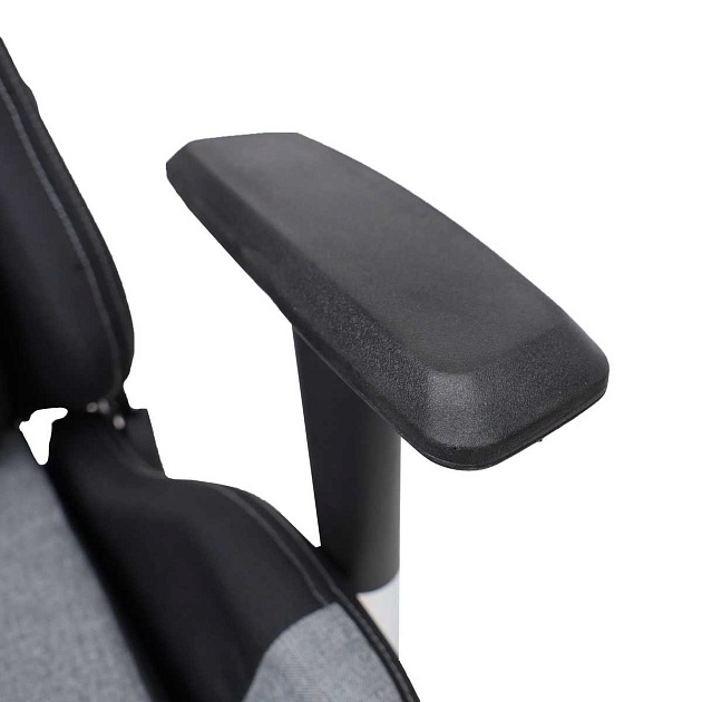 Игровое кресло AksHome Savage серый + черный, ткань 83800 Фото № 7