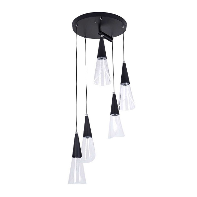 Подвесной светильник LED4U L7106-6 BK Фото № 1
