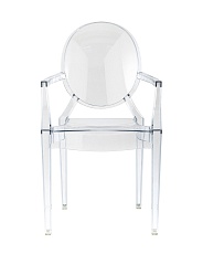 Кухонный стул Stool Group Victoria Ghost с подлокотниками прозрачный XH-8072 transp 2