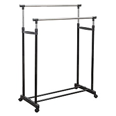 Гардеробная вешалка AksHome Diana на колесах, хром, металл 62180