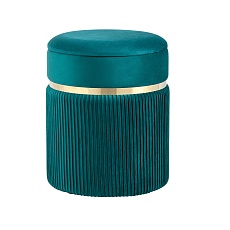 Пуф Stool Group Миранда с ящиком велюр бирюзовый 19B352VA-8167-64