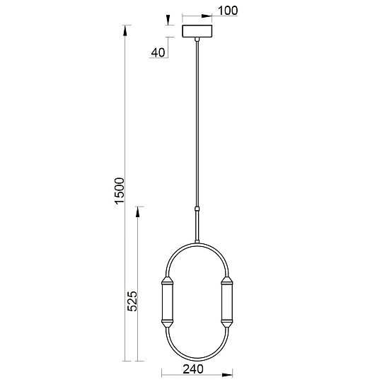 Подвесной светильник Vele Luce Capsula VL7293P11 Фото № 4