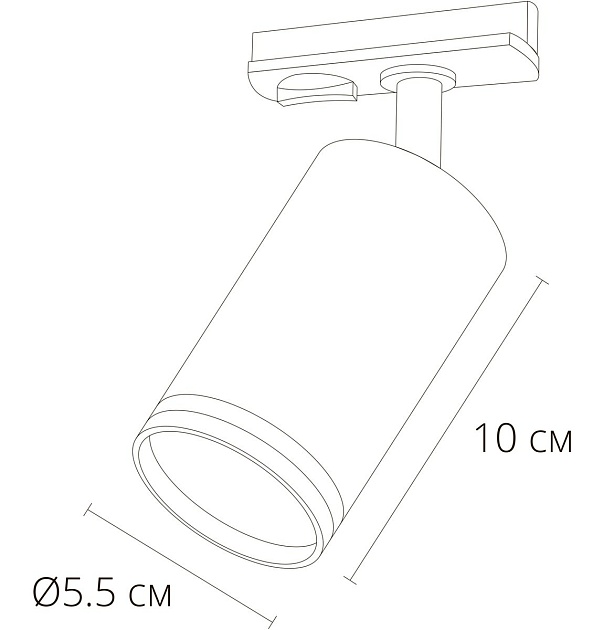 Трековый светильник Arte Lamp Imai A2364PL-1BK Фото № 2
