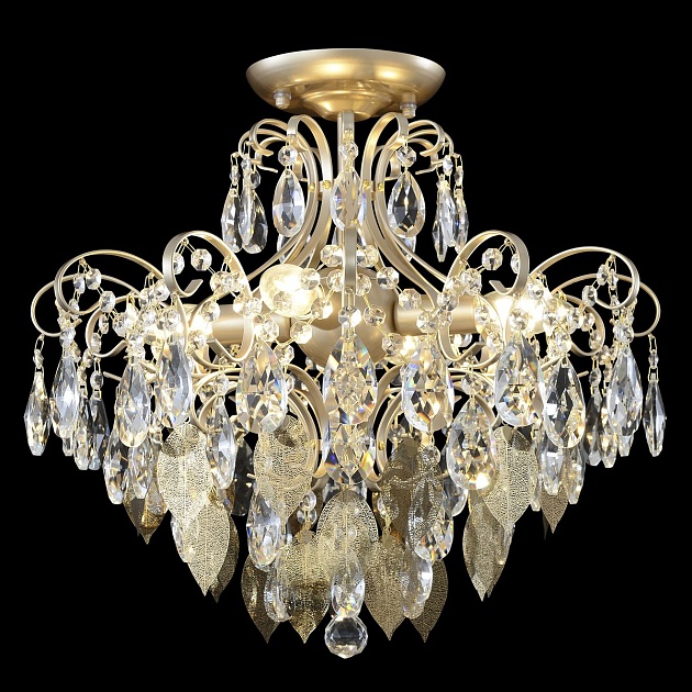 Потолочная люстра Crystal Lux Esmiralda PL4 Gold изображение 6 Потолочная люстра Crystal Lux Esmiralda PL4 Gold Фото № 6