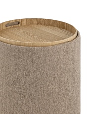 Пуф с ящиком Stool Group Хюгге S рогожка бежевая 19B260LS BY1701-3 4