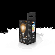 Лампа светодиодная филаментная Gauss E14 9W 2700К прозрачная 105801109 3
