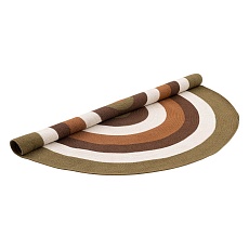 Ковер Tkano из хлопка Target коричневого цвета из коллекции Ethnic, Ø150 см TK22-DR0032 2