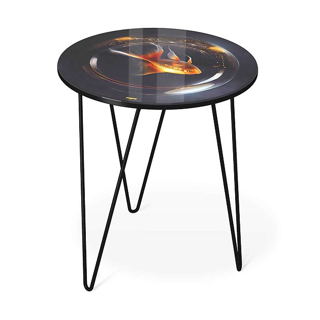 Журнальный стол Sheffilton SHT-CT27 лунная ночь/черный муар 4007482113 Фото № 1