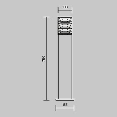 Ландшафтный светильник Maytoni Outdoor O576FL-01GR1 2
