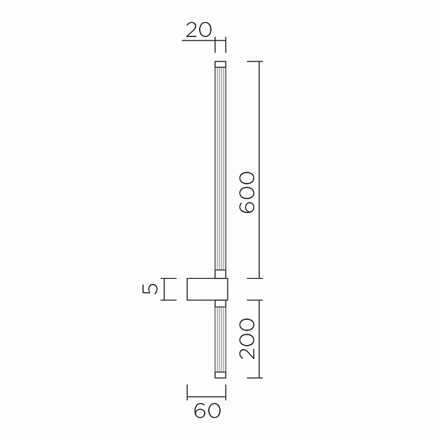 Настенный светильник LED4U L2232-800 BS Фото № 2
