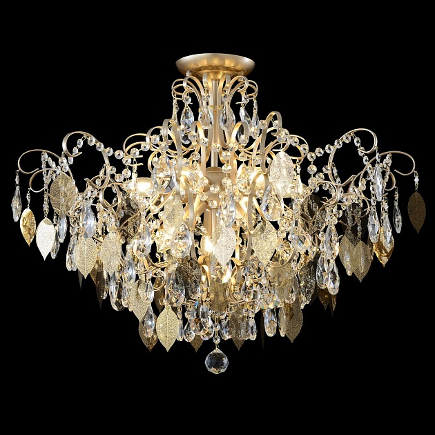 Потолочная люстра Crystal Lux Esmiralda PL9 Gold Фото № 6