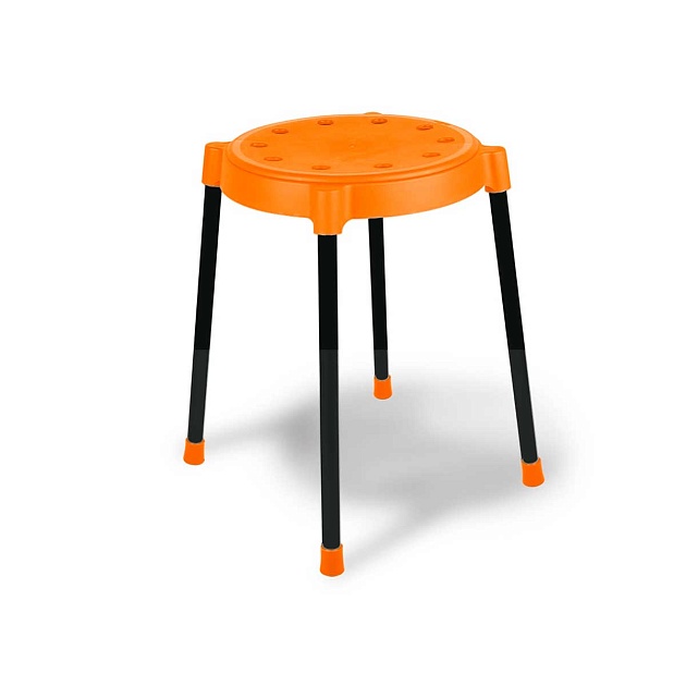Табурет Sheffilton SHT-S36 оранжевый/черный 8077259311 Фото № 1