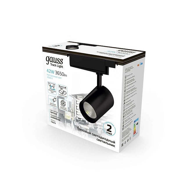 Трековый светодиодный светильник Gauss Track Light Led TR074 Фото № 3