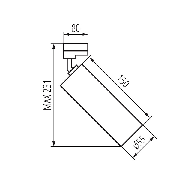 Трековый светильник Kanlux ATL2 GU10-W 33138 изображение 5 Трековый светильник Kanlux ATL2 GU10-W 33138 Фото № 5