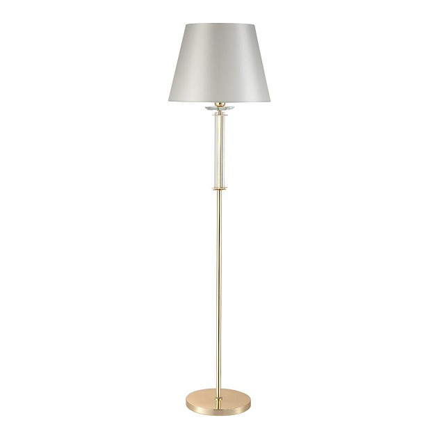 Торшер Crystal Lux Nicolas PT1 Gold/White Фото № 1