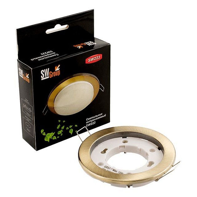 Встраиваемый светильник SWG GX53-H4-BB 002299 Фото № 3
