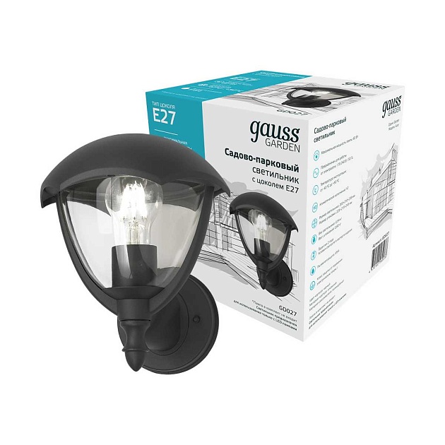 Уличный настенный светильник Gauss Aura GD027 Фото № 4