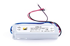 Блок питания SWG 12V 50W IP67 4A LV-50-12 000101 2