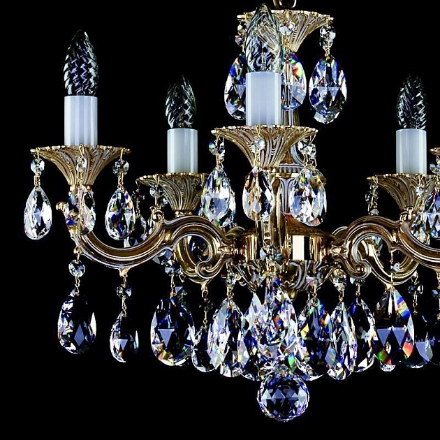Подвесная люстра Artglass Jarmila V. White Gold CE Фото № 2