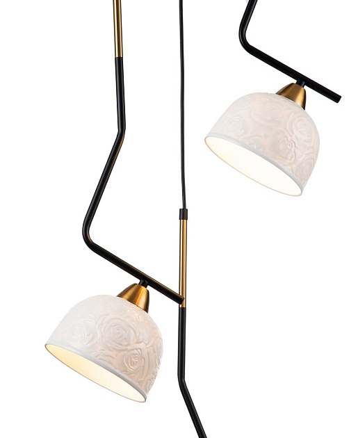 Подвесная люстра Indigo Attimo 10005/3P Black V000155 Фото № 3