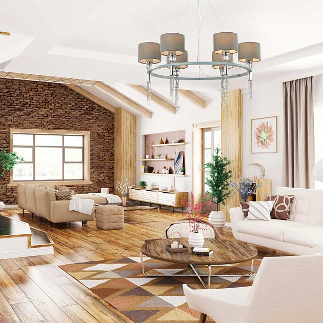 Подвесная люстра Lumion Neoclassi Santiago 4515/6 Фото № 2