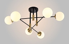 Потолочная люстра Crystal Lux Fidel PL6 Black 2