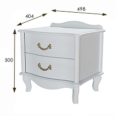 Тумбочка Мебелик Джульетта 008536 2