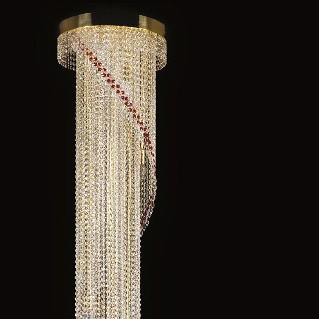 Каскадная люстра Artglass Spiral 400X2300 White CE изображение 3 Каскадная люстра Artglass Spiral 400X2300 White CE Фото № 3