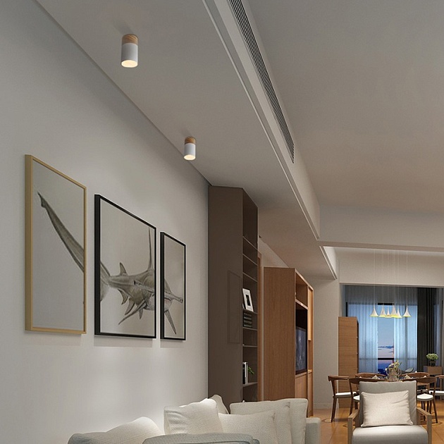 Потолочный светодиодный светильник Imperium Loft Wood 141159-26 Фото № 8