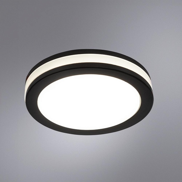 Встраиваемый светодиодный светильник Arte Lamp Tabit A8430PL-1BK изображение 4 Встраиваемый светодиодный светильник Arte Lamp Tabit A8430PL-1BK Фото № 4
