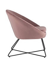 Кресло Stool Group Колумбия велюр пыльно-розовый DOUMBIA HLR-34 2