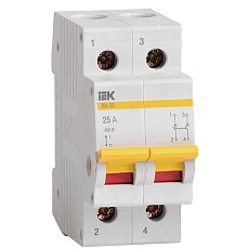 KARAT Выключатель нагрузки (мини-рубильник) ВН-32 2P 25А IEK MNV10-2-025