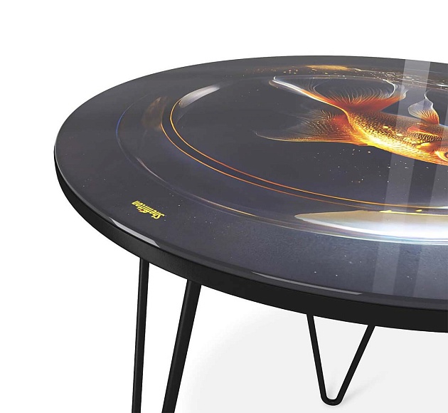 Журнальный стол Sheffilton SHT-CT27 лунная ночь/черный муар 4007482113 Фото № 3