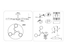Люстра на штанге Ambrella light COMFORT FL4855 3