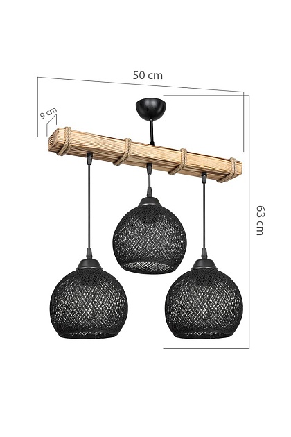Подвесная люстра Toplight Lydia TL1614L-03BW Фото № 4