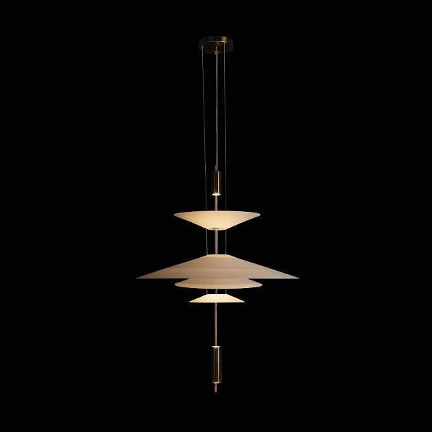 Подвесной светильник Loft IT Skylar 10244/C Brass Фото № 3