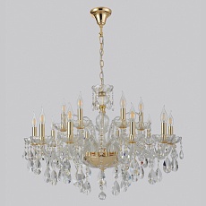 Подвесная люстра Crystal Lux MONICA SP10+5 GOLD 4