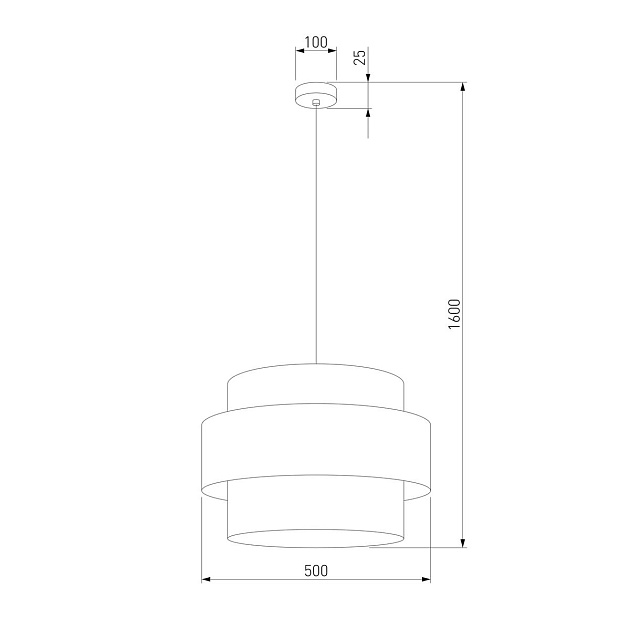Подвесной светильник TK Lighting 2758 Trio Фото № 2