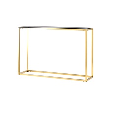 Консоль Stool Group ТАУН 115х30 стекло smoke сталь золото ECST-022-TG-SK
