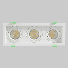 Встраиваемый светильник Crystal Lux CLT 068C3 WH 3