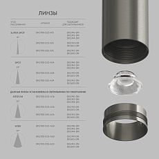 Трековый светодиодный светильник Denkirs Shine Spot DK5744-DN 1
