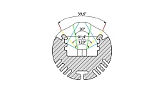 Профиль с рассеивателем Arlight ALU-ROUND-2000 ANOD+LEN30 015527 1