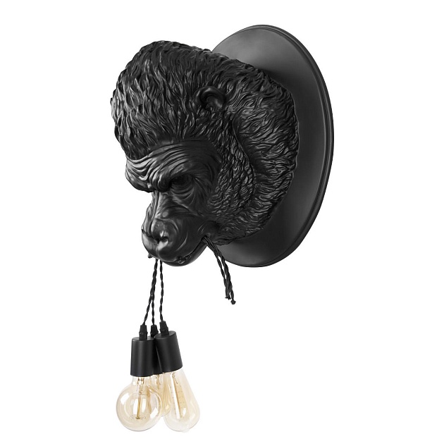 Настенный светильник Loft IT Gorilla 10178 Black Фото № 3