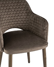 Кухонный стул Stool Group Венера Хани велюр коричневый (ножки дерево) MC16-2YS-2 KD HLR-49 1