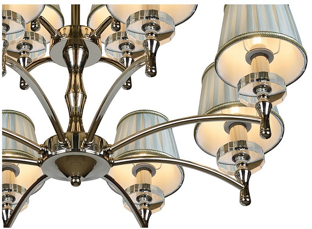 Подвесная люстра iLamp Olivia 82336/8+4 CR Фото № 2