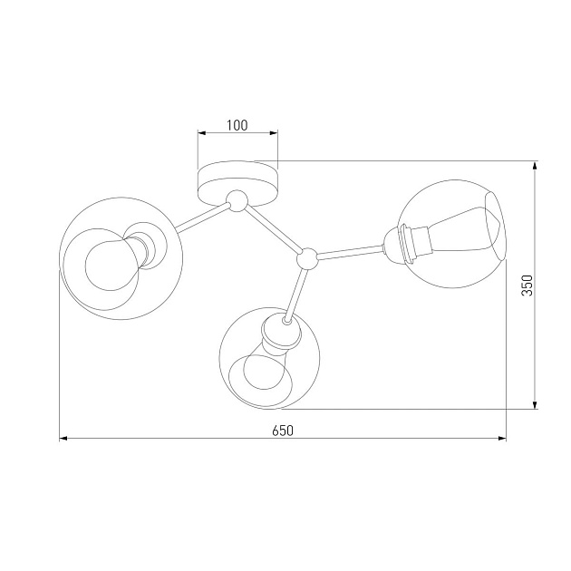 Потолочная люстра TK Lighting 1935 Fairy Фото № 2