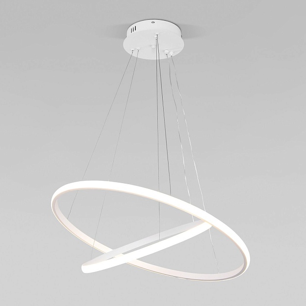 Подвесной светодиодный светильник Eurosvet Collars 90264/2 белый Фото № 5