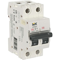 ARMAT Автоматический выключатель M06N 2P C 1А IEK AR-M06N-2-C001